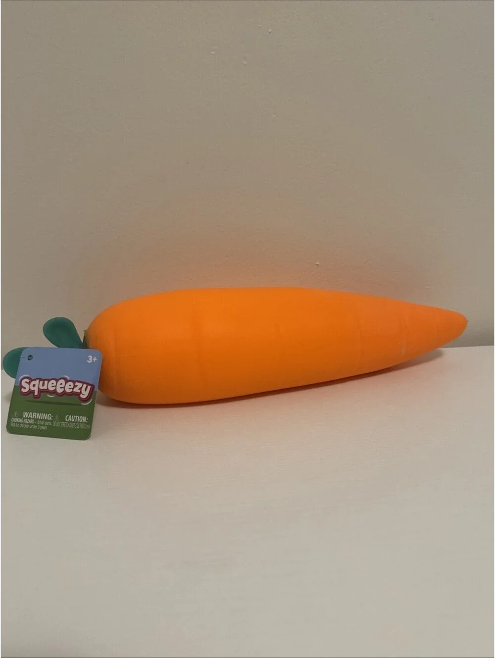 Sunny Days Jumbo Squeezy Carrot Orange Squishy Toy Stress Relief Sensory EASTER